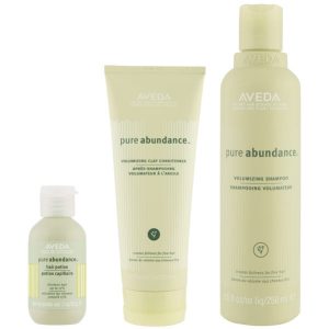 Trío Volumen Aveda Pure Abundance - Champú, Acondicionador Y Abundance Hair Potion