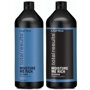 Matrix Total Results Moisture Me Rich Shampoo And Conditioner (1000Ml)