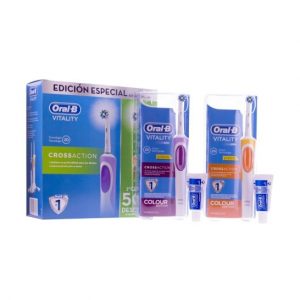 Oral-B® Pack Vitality Crossaction Cepillos Eléctricos 2Uds