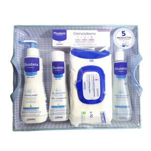 Mustela Canastilla Bebe Azul 750 Ml